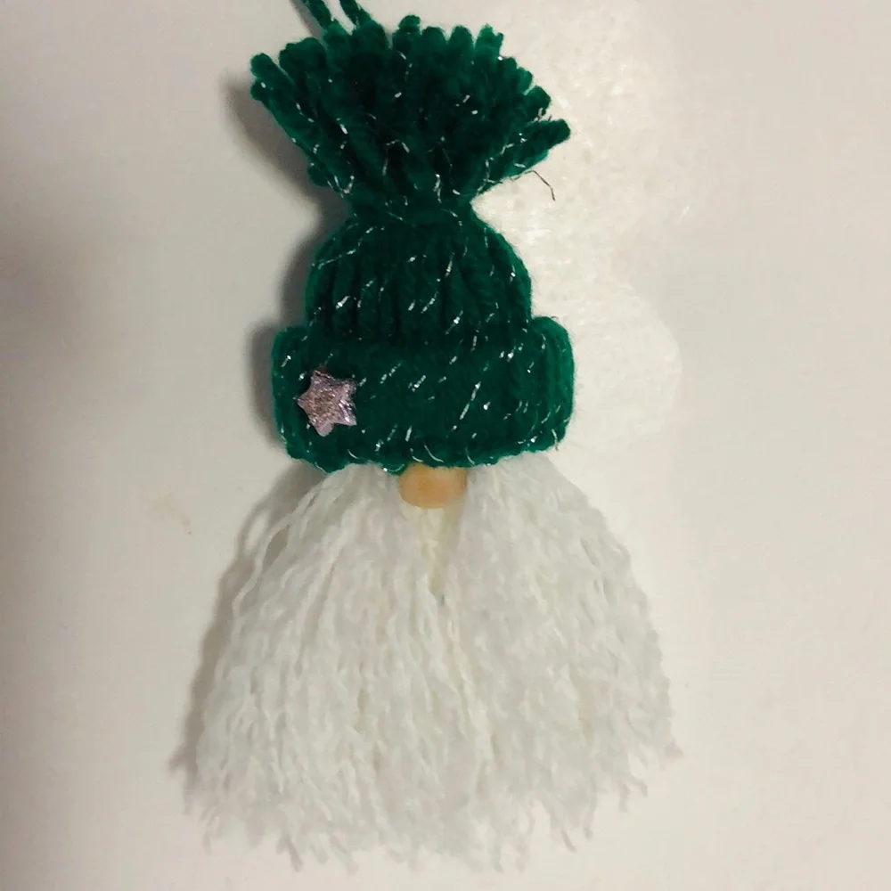 gnome yarn ornament